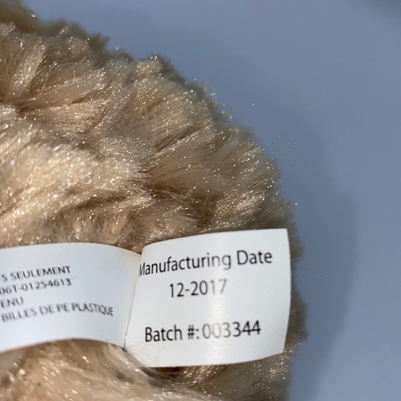 The Petting Zoo Fluffy Tan Plush Stuffed Bear 13” - Picture 5 of 12